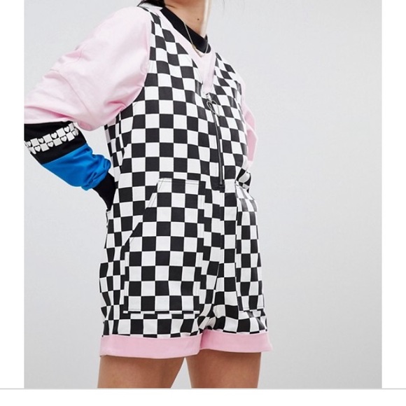 Lazy Oaf check mate romper - Picture 2 of 3